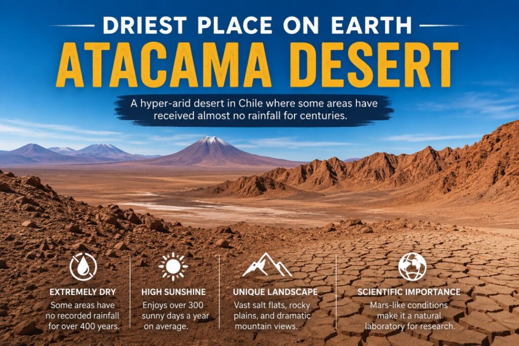 Driest Place on Earth Atacama Desert