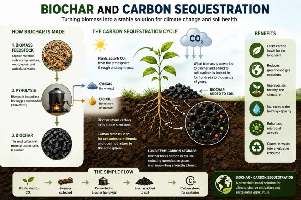 Biochar and carbon Sequestration